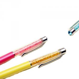 新品頂鑽水晶筆彩鑽觸控水晶筆精美水鑽筆金屬圓珠筆油性金屬筆(WS720001008)