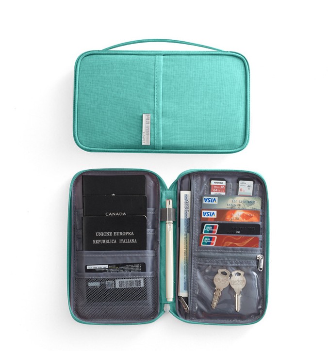 多功能防水旅行護照包機票護照夾出國證件保護套證件機票護照卡包(ST808008807)